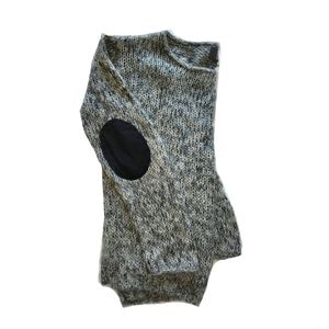 Grey Sweater Open Knit Relaxed Sweater Women's size M